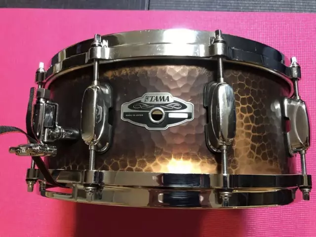 Tama Snare Drum Hand Hammered Copper Pc455H