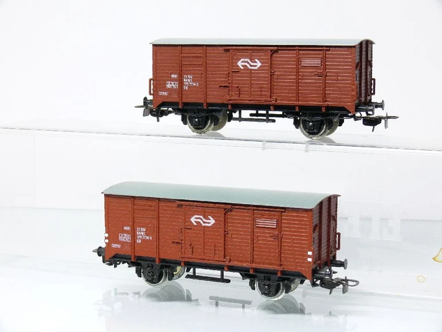 Wagon Marchandise Couvert PIKO – Modélisme Ferroviaire HO 1/87, Couleur DSB Blanc