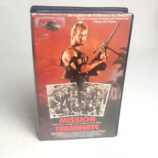 Mission Terminate - VHS Video Kassette - splendid Softbox - SEHR RAR