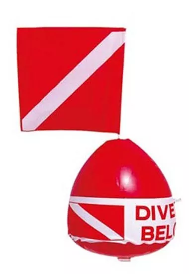 Buoy Inflatable Diver Down Flag Float Marker Scuba Diving NEW DF-03