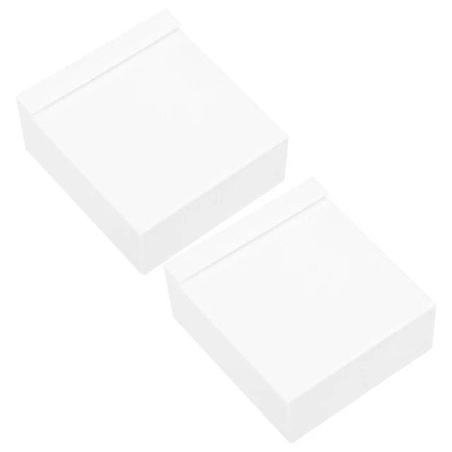 Caja de almacenamiento para papelería mini cubo de basura vaso para lápiz White Abs