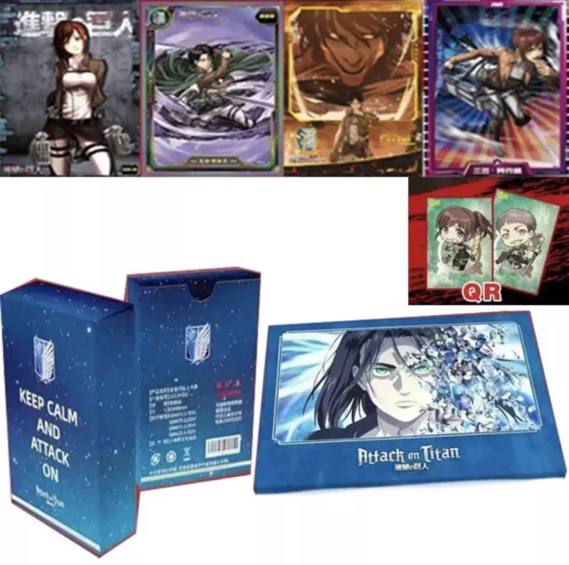 Attack on Titan Trading Card Game CCG Premium Collector's Box  (18-20 Cards)