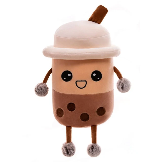 Stuffed Doll Pearl MilkTea Plush Toys Boba Cup Pillow Bubble Milk Tea Plushie