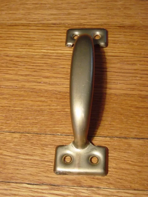 Vintage Brass Door Handle 5.5” Cabinet Pull Antique Tool Box Screen Door