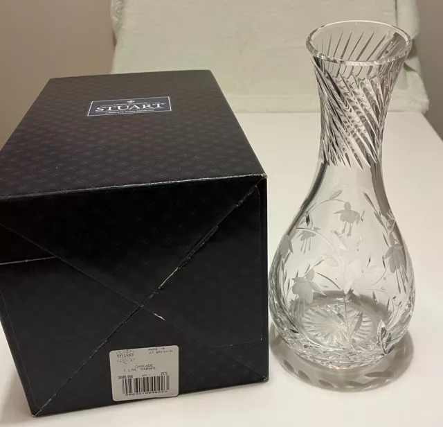 Stuart Crystal "CASCADE" 1 ltr Carafe.