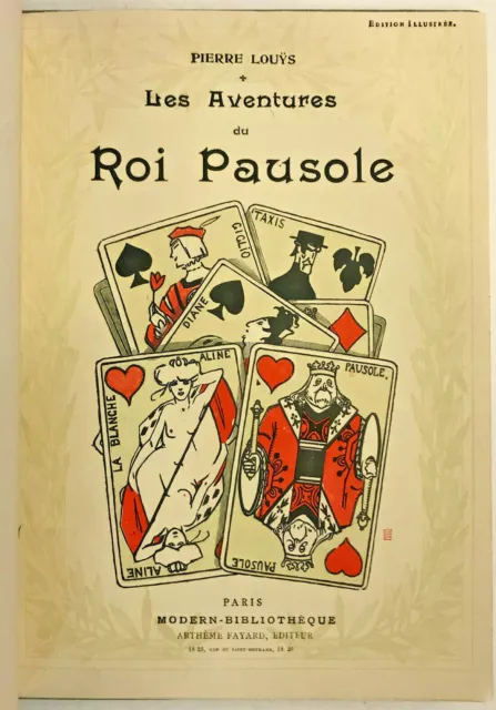 Pierre Louÿs Les Aventures de Roi Pausole, Pierre Louÿs, Roi Pausole,
