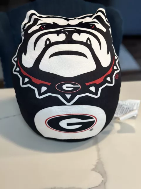 Georgia Bulldogs UGA Mascot Bulldog Stuffed Soft Couch Bed Pillow