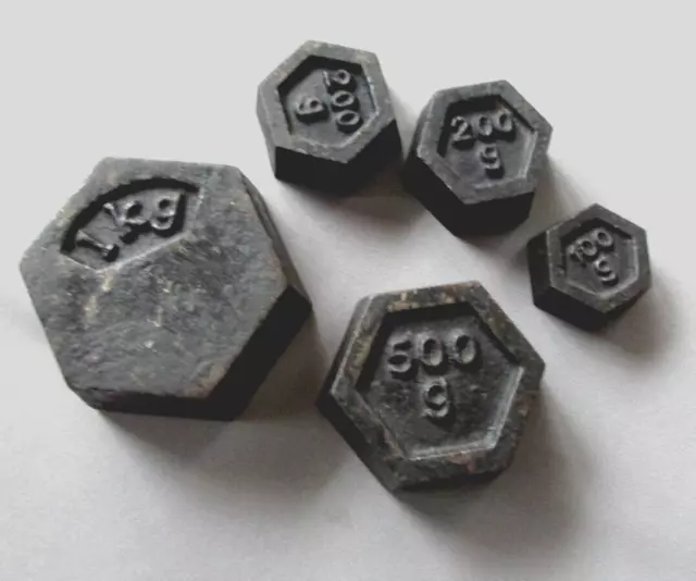Hexagonal 200 Gram Cast Iron Weights