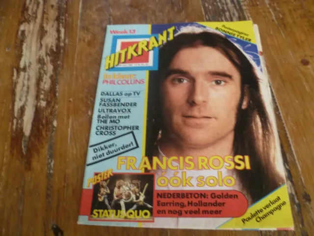 Hitkrant 1981: Status Quo/Phil Collins/Dallas/Ultravox/Champagne/Luv'/Normaaal