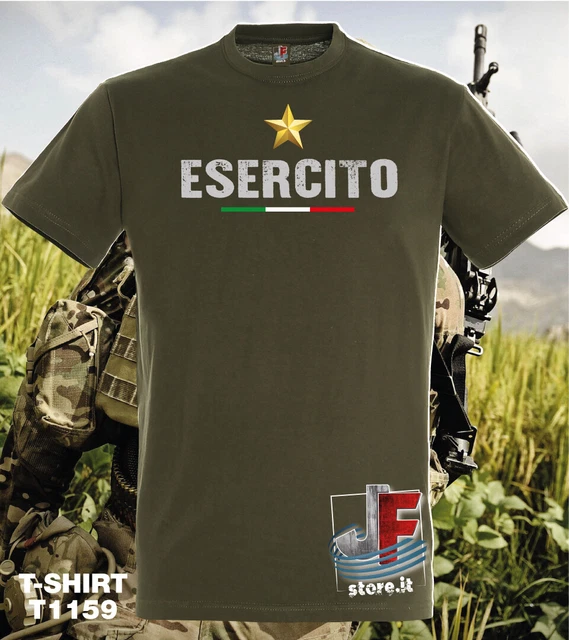 T shirt on sale verde esercito italiano