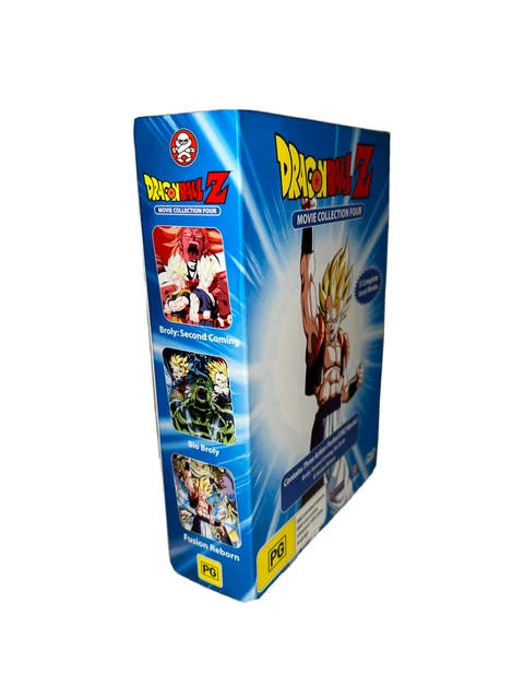 Dragon Ball Z Movie Collection Four Region 4 DVD Box Set Anime Broly Fusion