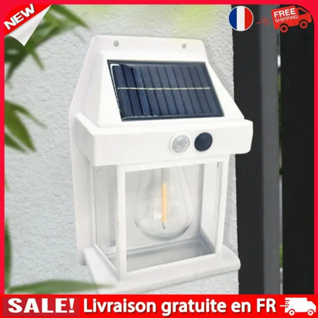 Applique murale solaire LED à détection de corps, lampe de jardin pour jardin (2