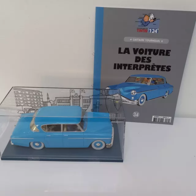 Tintin Hatchette Car 1/24 - The Car Of Interpreters - N° 34