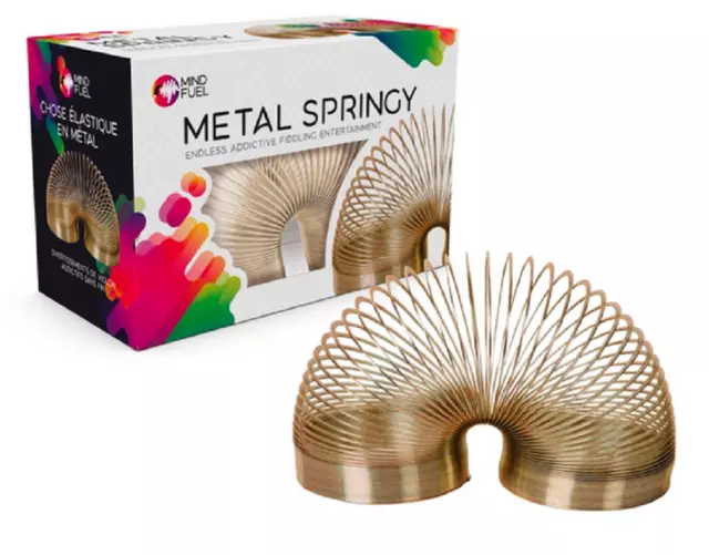 Funtime Gifts Metal Springy - Et7525 Springy Slinky Retro Classic Kids Fun