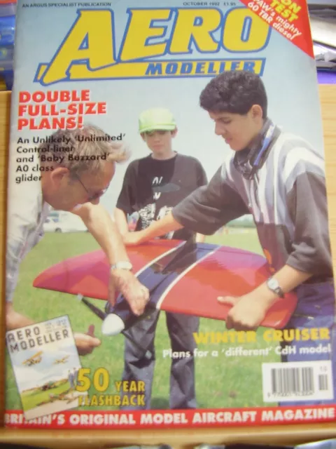 Aeromodeller Modell Flugzeug Magazin 1992 Oktober Baby Buzzard & Höchst Unwahrscheinlicher Plan