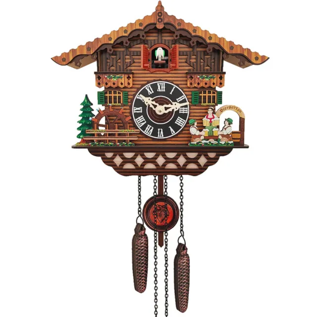 Cuckoo Clock Black Forest House Handcrafted Wooden Eagle Antique Wall Clock