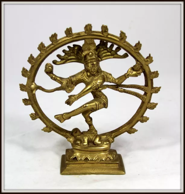 Amazing!   "Bronze Shiva from India" (8" High x 7" Wide)
