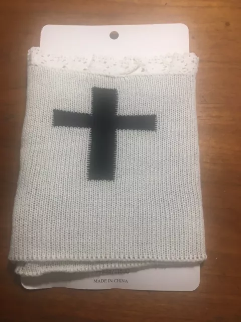 HE white/black boot cuffs 2 pair @ $6 NWT