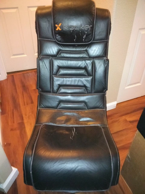 X video rocker pro series pedestal 2.1 wireless audio gaming chair black online 51396