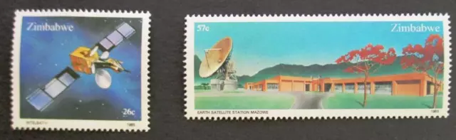 Zimbabwe 1985 Earth Satellite Station MUH set 2