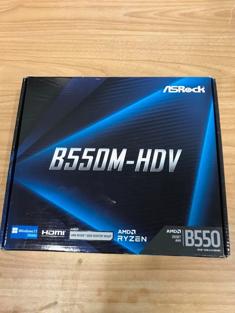 ASROCK B550M-HDV AMD Socket AM4 Micro ATX Motherboard £72.00 - PicClick UK