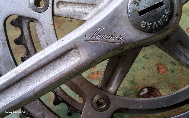 PEDALIER NERVAR VÉLO COURSE ANCIEN VINTAGE