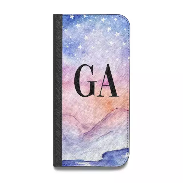 Personalised Mystical Sky Vegan Leather Flip Samsung Case Cover for Samsung S23