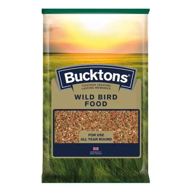 Bucktons Superior 12 Seed Wild Bird Food Supplies All Year Round Mix 20kg