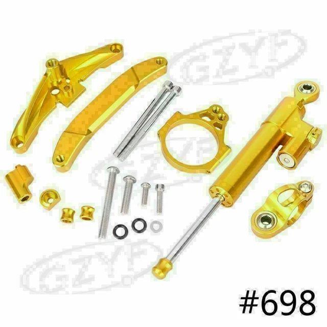 Steering Damper Stabilizer Bracket CNC Bracket Kit Fit Yamaha FZ1 FAZER 2006-15