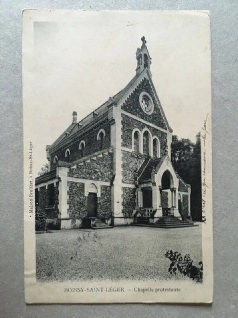 Cpa Boissy Saint Leger (94) Chapelle Protestante