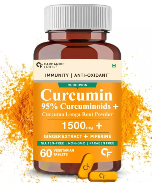 Carbamide Forte Curcumine avec Pipérine Comprimés à 95% de Curcuminoïdes 60...