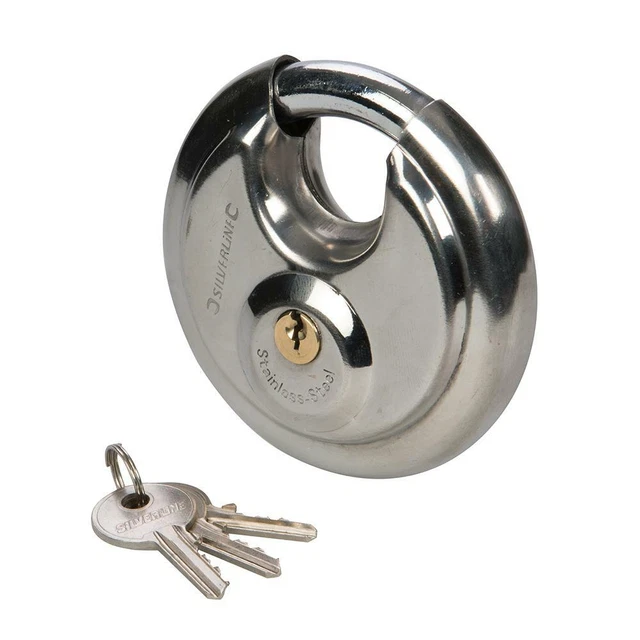 Cadenas circulaire en acier inoxydable 90 mm Silverline