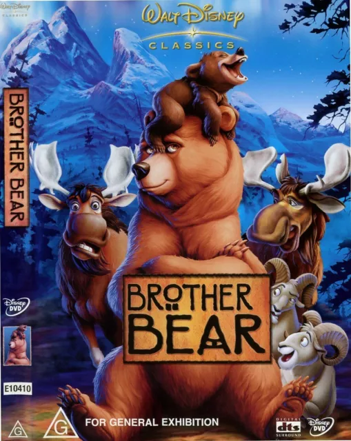 Brother Bear DVD (Region 4) VGC Walt Disney Classics