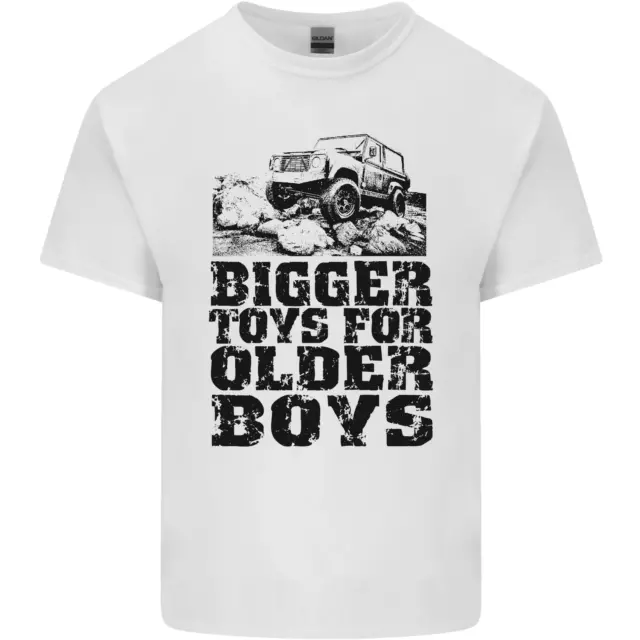 Bigger Toys Older Boys Off Roading Road 4x4 Mens Cotton T-Shirt Tee Top