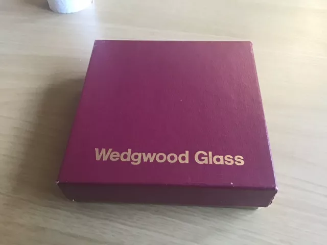 Wedgewood glass Paperweight paperweight boxed. Nursing Council.