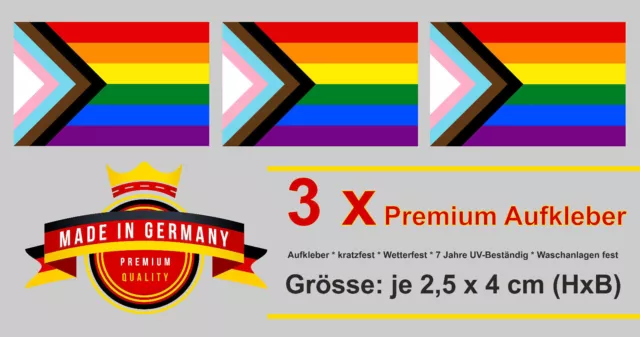 3X MINI AUFKLEBER Regenbogen Rainbow Sticker Auto Bike Fahrradaufkleber  Motorrad EUR 2,75 - PicClick DE
