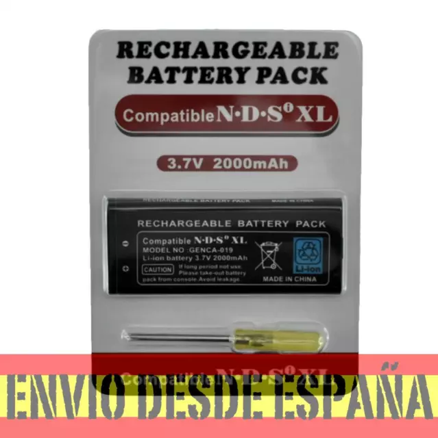 Batería Recargable de Ion-Litio NDSI XL 3,7v 2000mah