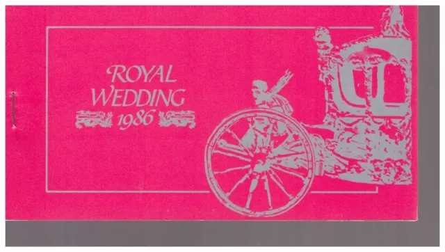 S22896) Tuvalu Vaitupu 1986 Royal Wedding Sarah & Andrew Booklet