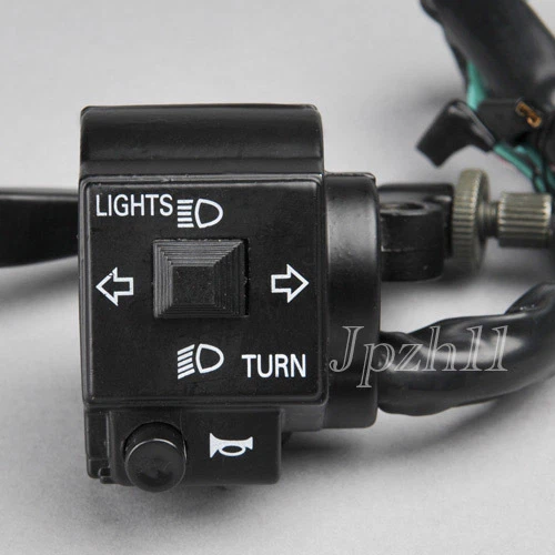 Motorcycle 7/8" Handlebar Horn Turn Signal High/Low Beam Left Switch Suzuki J02