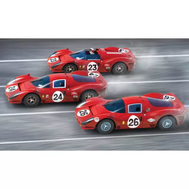 Scalextric C4391A 1967 Daytona 24 Slot Car Triple Pack Limited Edition