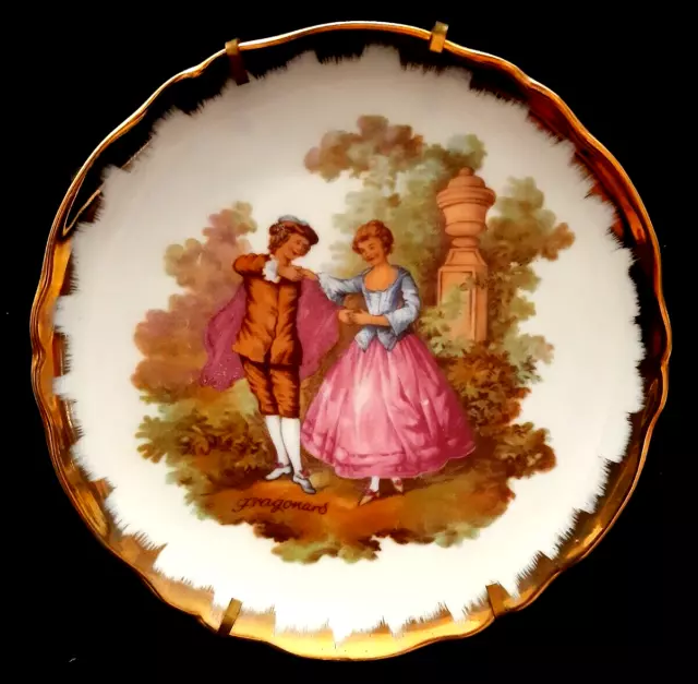 Limoges. FRENCH Decor FRENCH CLASSIC SCENE ORIGINAL LOVELY QUALITY DISPLAY PLATE