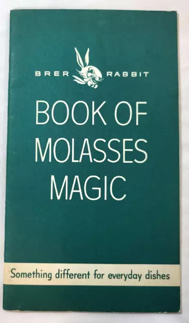 1956 Brer Rabbit Book of Molasses Cooking - 1st Printing