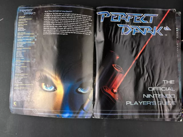 Vintage 2000 Nintendo 64 Perfect Dark Box Instructional Manual Player's Guide 3