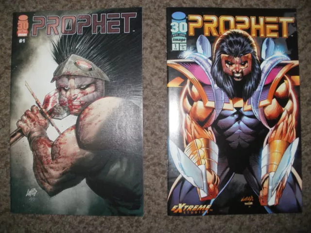 Lot Of 2 Prophet 1 Liefeld Variants - Image Comics - Near Mint+