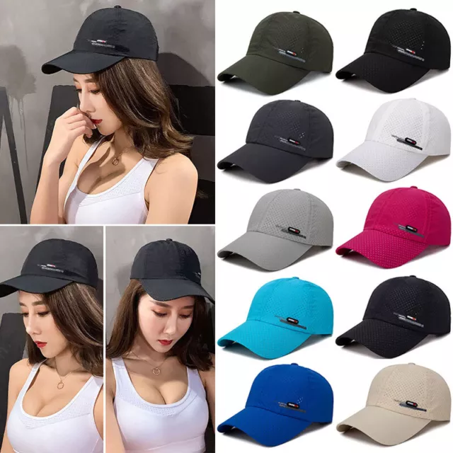 Gorra Béisbol Bola Papá Sombrero Liso Ajustable Sólido Lavado Hombre Mujer <