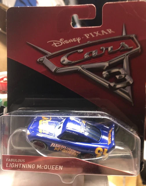 FABULOUS LIGHTNING MCQUEEN DISNEY PIXAR CARS 3 BLUE 2016 SCALE 1:55 £14 ...