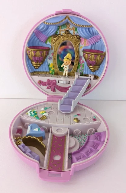Vintage Bluebird Mattel Polly Pocket Grand Ballet Ballerina 1993 w/ Doll Figure