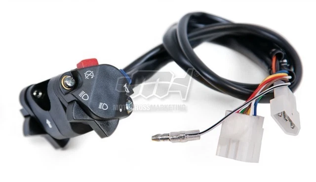 Interruttore Manubrio Moto 3 Velocit&agrave; - Per Scooter E Bici Elettriche Da 22 Mm