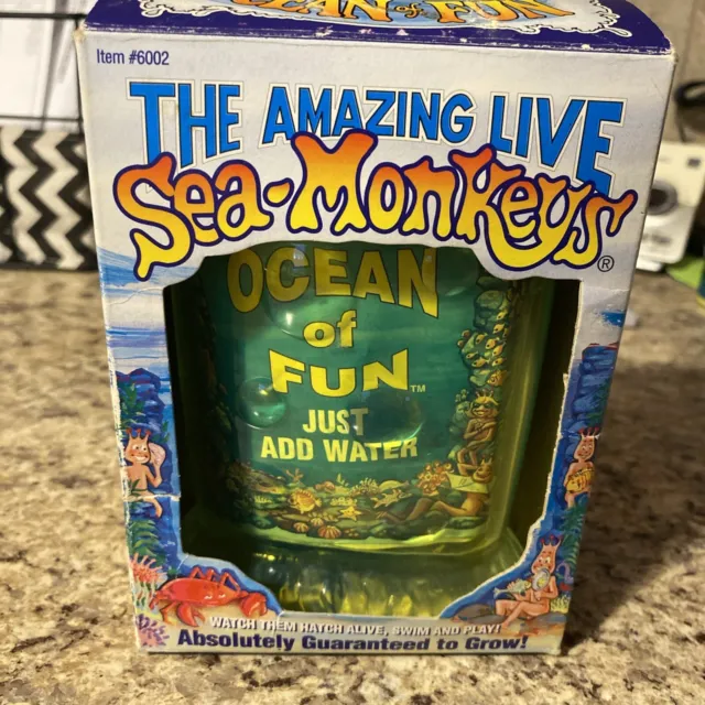 Vintage 1996 The Amazing Live Sea Monkeys Ocean Of Fun Kit New & Sealed