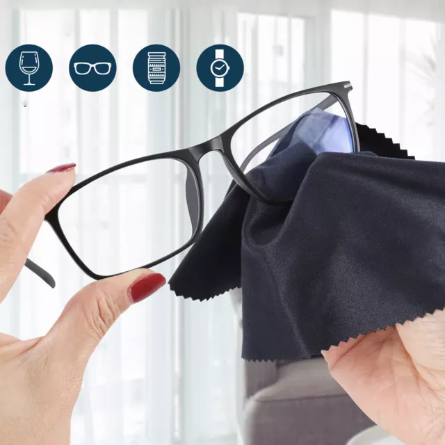 10x Premium Microfiber Cleaner Camera Lens Sunglasses Glasses Cleaning Cloth